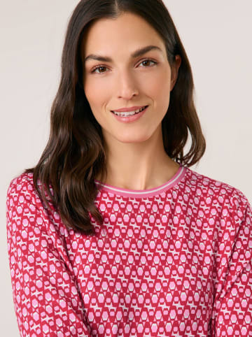 Gerry Weber Shirt rood/wit/lichtroze