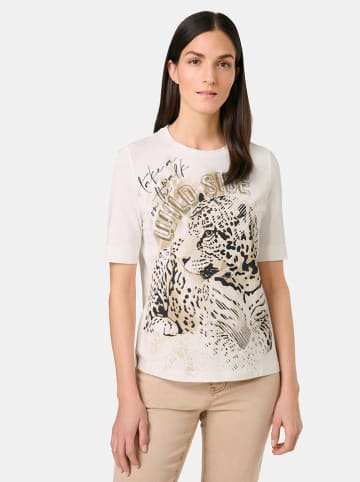 Gerry Weber Koszulka w kolorze kremowo-beżowo-czarnym