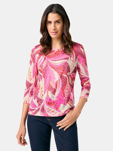 Gerry Weber Shirt in Creme/ Pink/ Lila