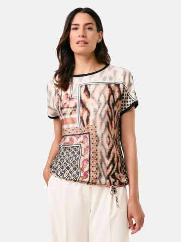 Gerry Weber Shirt in Beige/ Schwarz/ Hellbraun