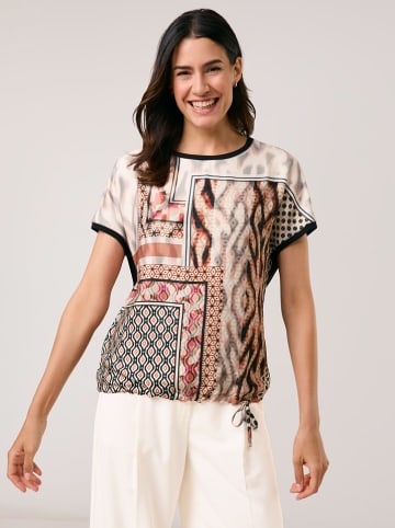 Gerry Weber Koszulka w kolorze czarno-beżowo-jasnobrązowym