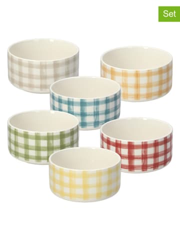 Tognana 6-delige set: mueslikommen meerkleurig - Ø 13 cm
