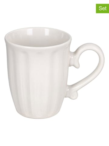 Tognana 6er-Set: Kaffeetassen in Creme - 300 ml