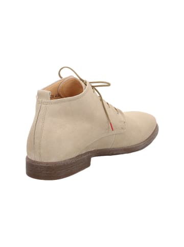 Think! Leren enkelboots beige