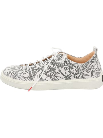 Think! Skórzane sneakersy w kolorze czarno-białym