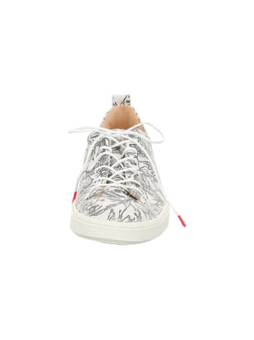 Think! Leder-Sneakers in Schwarz/ Weiß