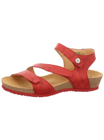 Think! Leder-Sandalen in Rot