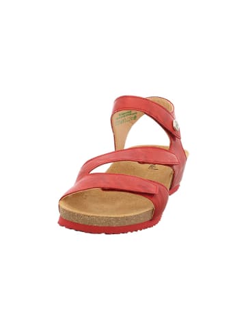 Think! Leder-Sandalen in Rot