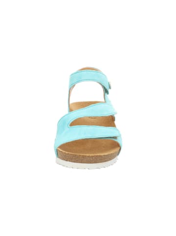 Think! Leren sandalen turquoise