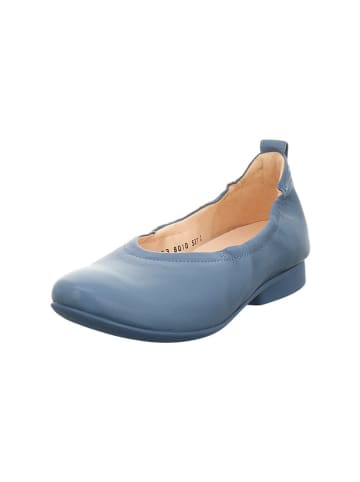 Think! Leder-Ballerinas in Blau