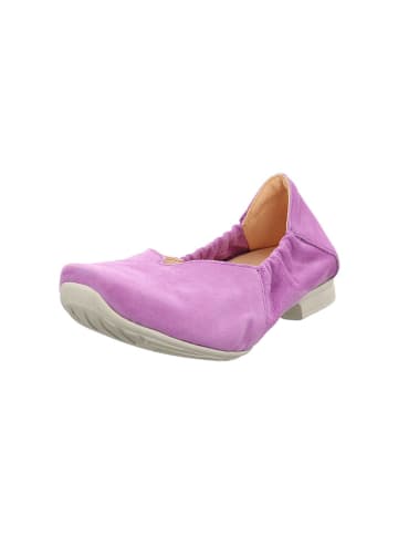 Think! Leren ballerina's paars
