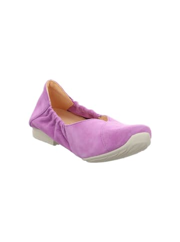 Think! Leren ballerina's paars