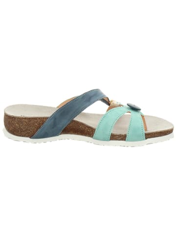 Think! Leren slippers meerkleurig