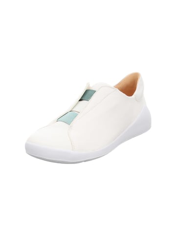 Think! Leder-Slipper in Weiß