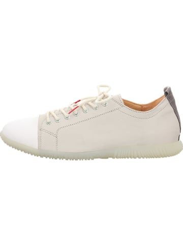 Think! Skórzane sneakersy w kolorze szaro-białym