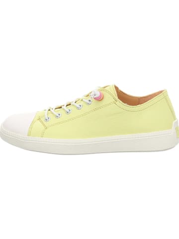 Think! Leder-Sneakers in Gelb
