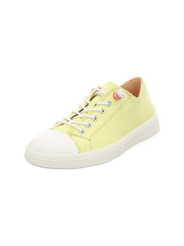 Think! Leder-Sneakers in Gelb