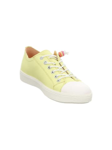 Think! Leder-Sneakers in Gelb