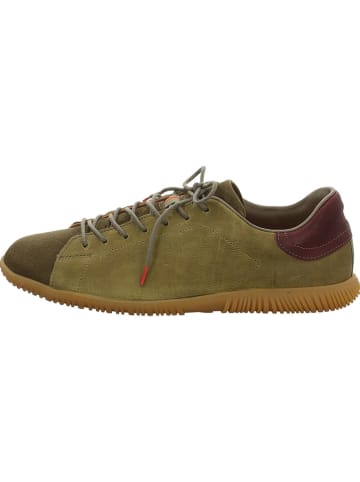 Think! Leren sneakers kaki