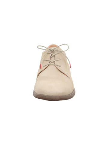 Think! Leder-Schnürschuhe in Beige