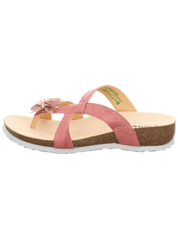 Think! Leder-Zehentrenner in Rosa