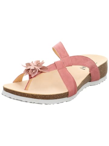 Think! Leder-Zehentrenner in Rosa
