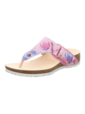 Think! Leren teenslippers lichtroze