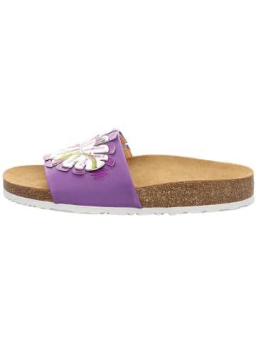Think! Leren slippers paars