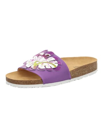 Think! Leren slippers paars