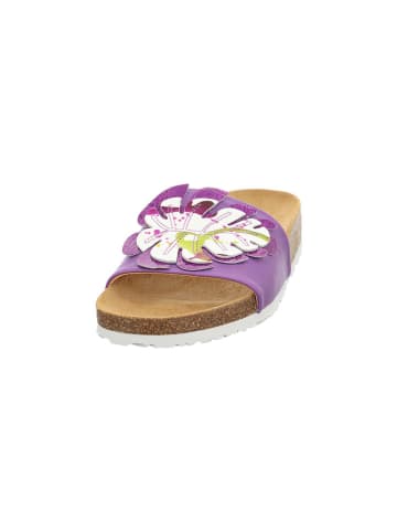 Think! Leren slippers paars