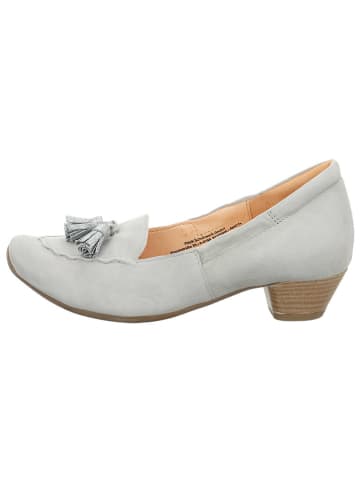 Think! Leren pumps grijs