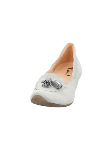 Think! Leren pumps grijs