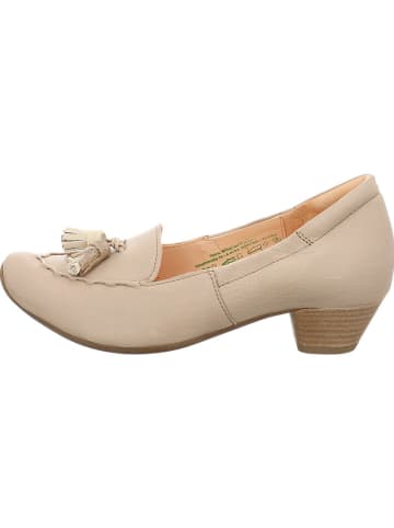 Think! Leder-Pumps in Beige