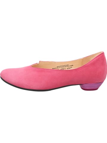 Think! Leren ballerina's roze