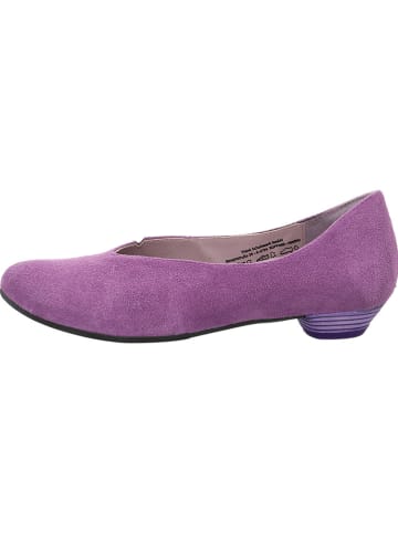 Think! Leren ballerina's paars