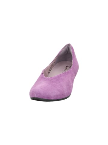 Think! Leren ballerina's paars