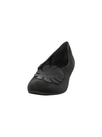 Think! Leren ballerina's zwart
