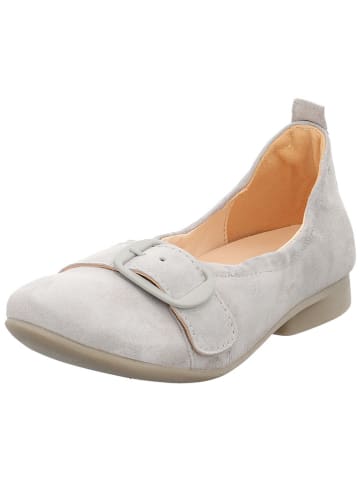 Think! Leder-Ballerinas in Grau
