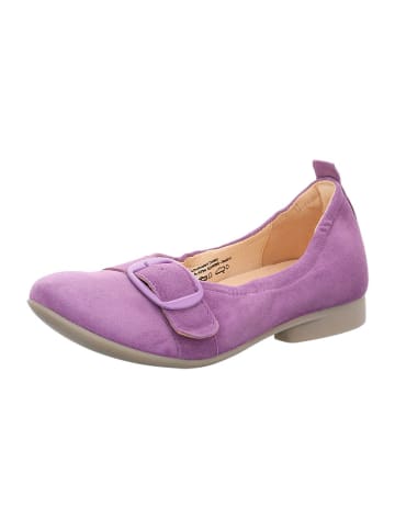 Think! Leder-Ballerinas in Lila