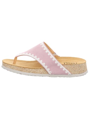 Think! Leder-Zehentrenner in Rosa