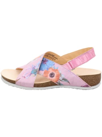 Think! Leren sandalen lichtroze/meerkleurig