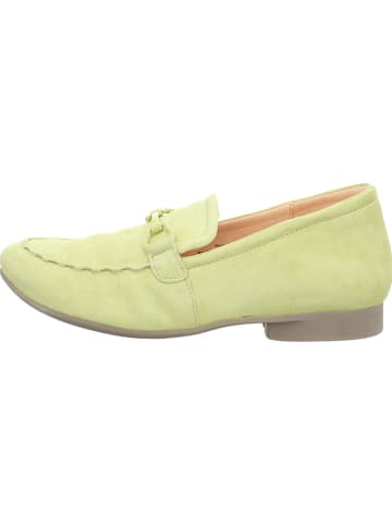 Think! Leren mocassins geel