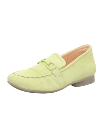 Think! Leren mocassins geel
