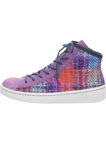 Think! Leder-Sneakers in Lila