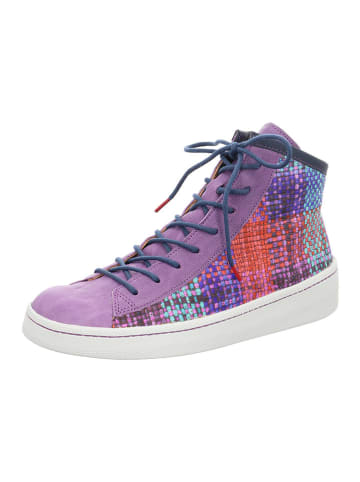 Think! Leder-Sneakers in Lila