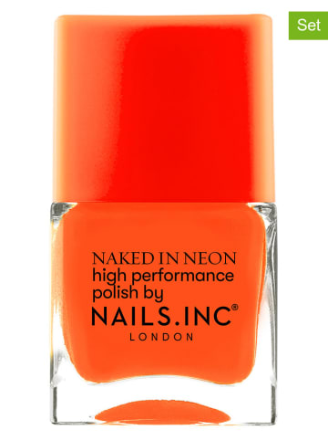 Nails.Inc 2er-Set: Nagellack "Neons - Walkers Court", je 14 ml