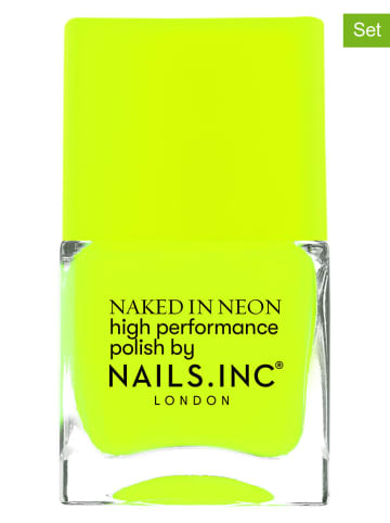 Nails.Inc 2er-Set: Nagellack "Neons - Knightriders Street", je 14 ml