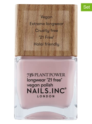 Nails.Inc 2er-Set: Nagellack "Plant - Mani Meditation", je 14 ml
