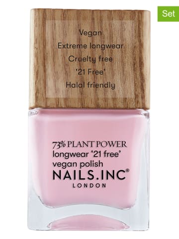 Nails.Inc 2er-Set: Nagellack "Plant - Everyday Self Care", je 14 ml