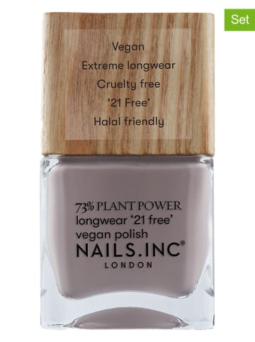 Nails.Inc 2er-Set: Nagellack "Plant - Whats Your Spirituality", je 14 ml